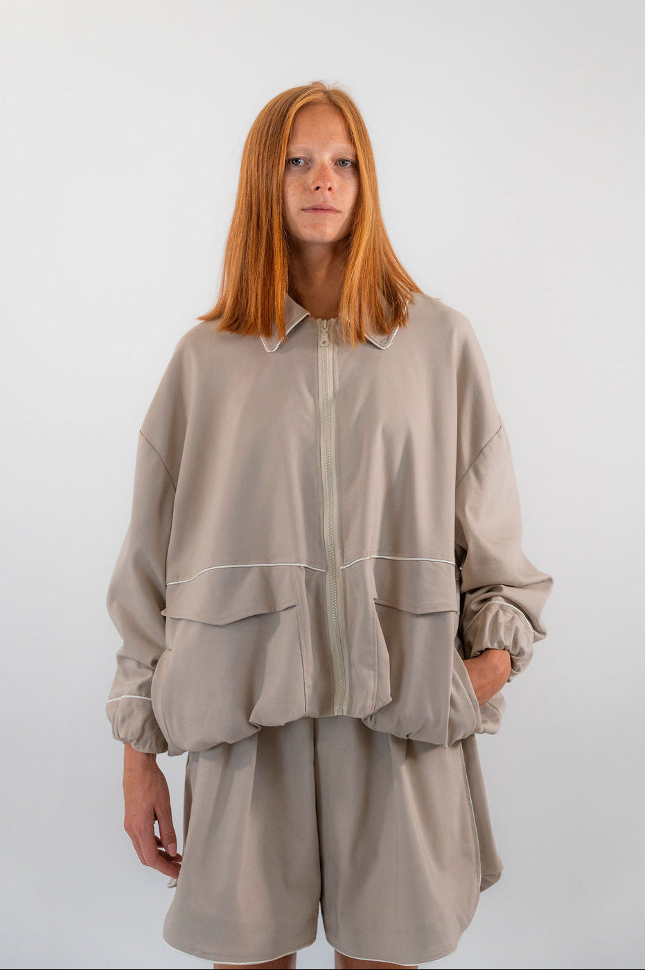 VESTE OYSTER BEIGE