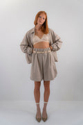 SHORT OYSTER BEIGE
