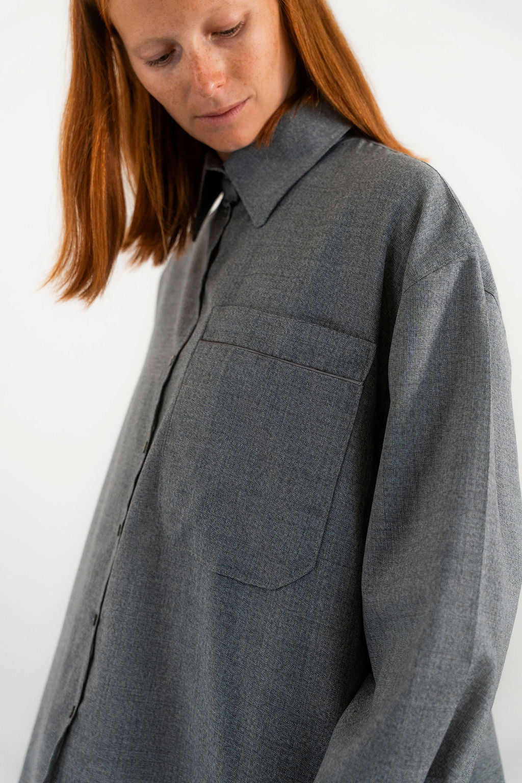 CHEMISE  FORMAL GRAY